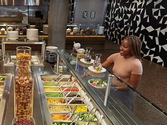 Salad Bar at 85 north