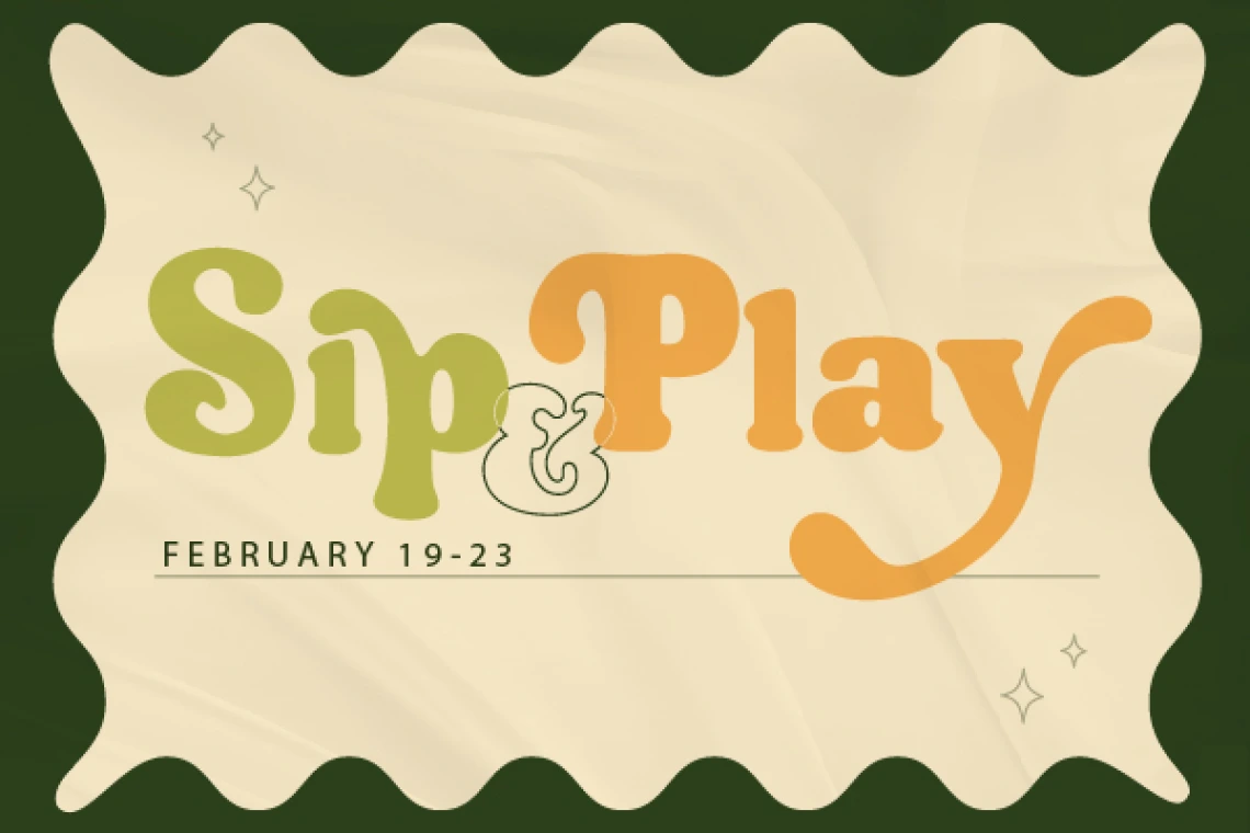 Sip & Play header