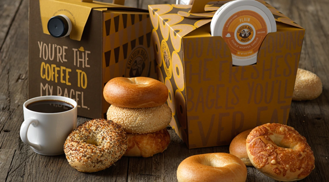 bagels and coffee for catering