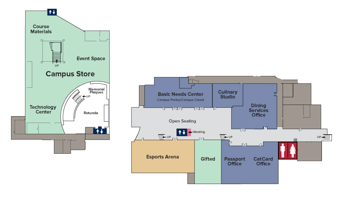 First floor map