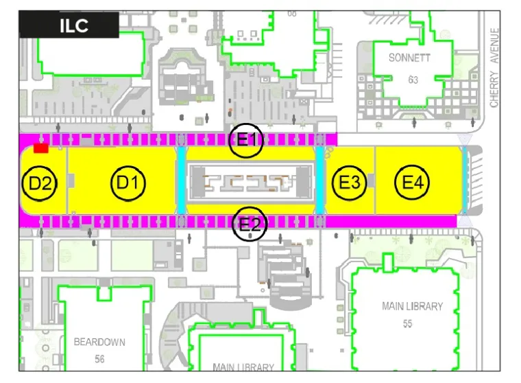 Map of ILC area