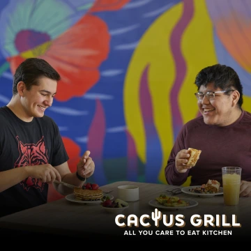 Cactus Grill with Logo