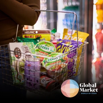 Global Market With Logo