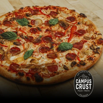 Campus crust pizza